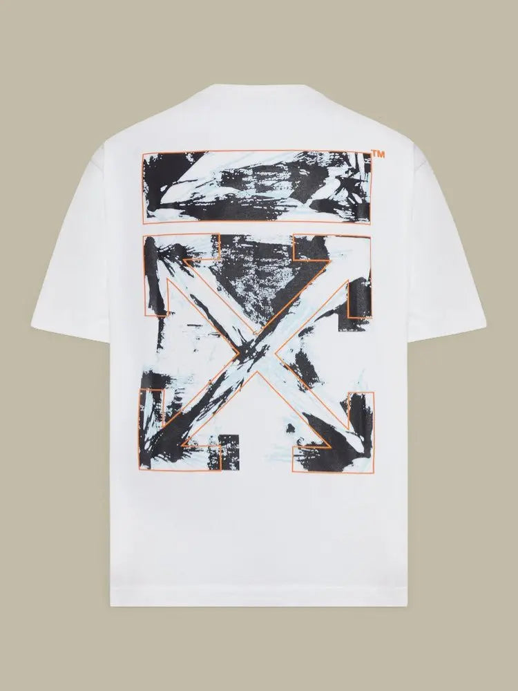 T-Shirt Off - White Blanc - Rubbed Paint Arrows - t-shirt