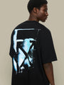 T-Shirt Off - White Noir - 3D Arrow Spray - t-shirt