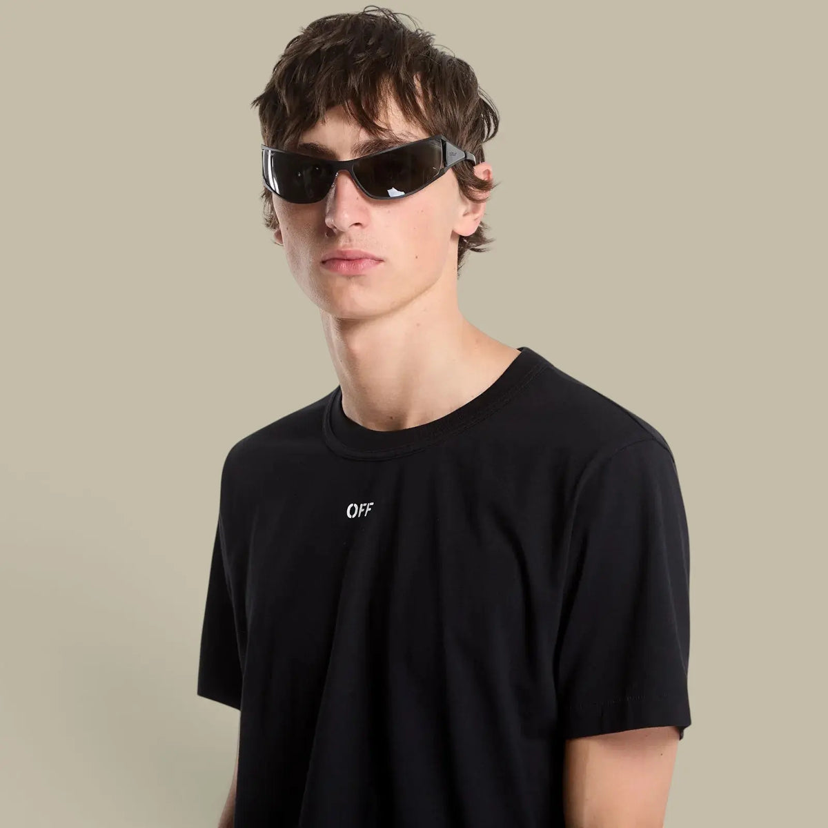 T-shirt Off-White Noir - Indiustrial Off-White
