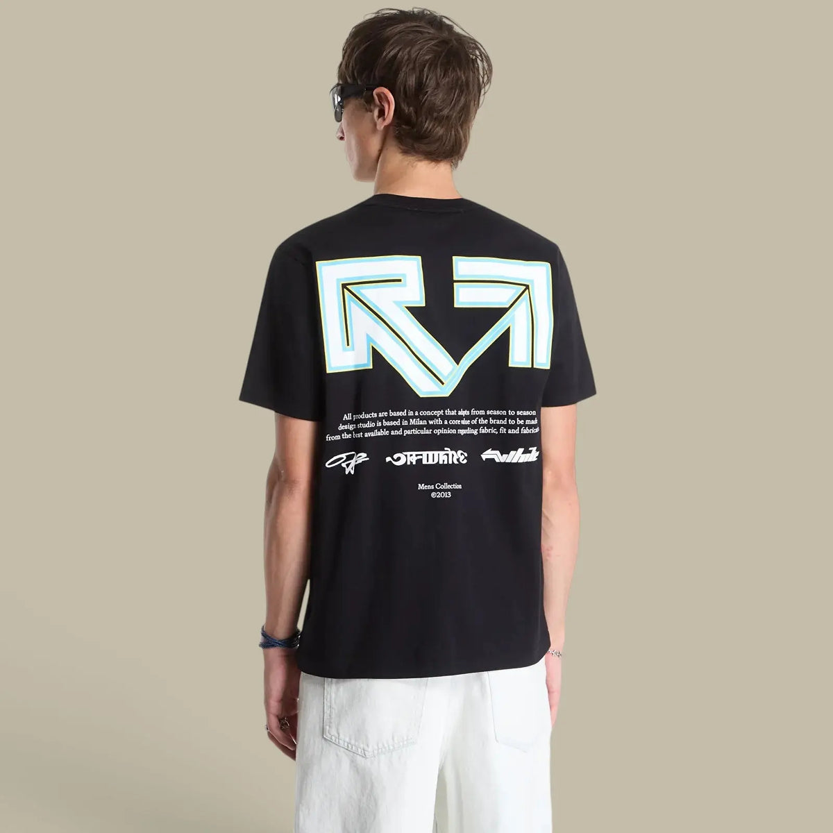 T-shirt Off-White Noir - Indiustrial Off-White