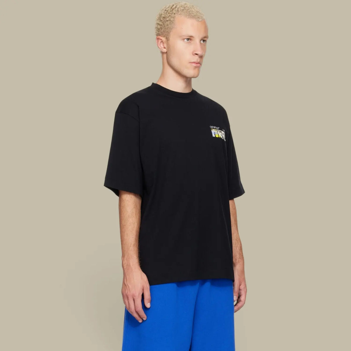 T-shirt Off-White Noir - Indiustrial Arrow Off-White