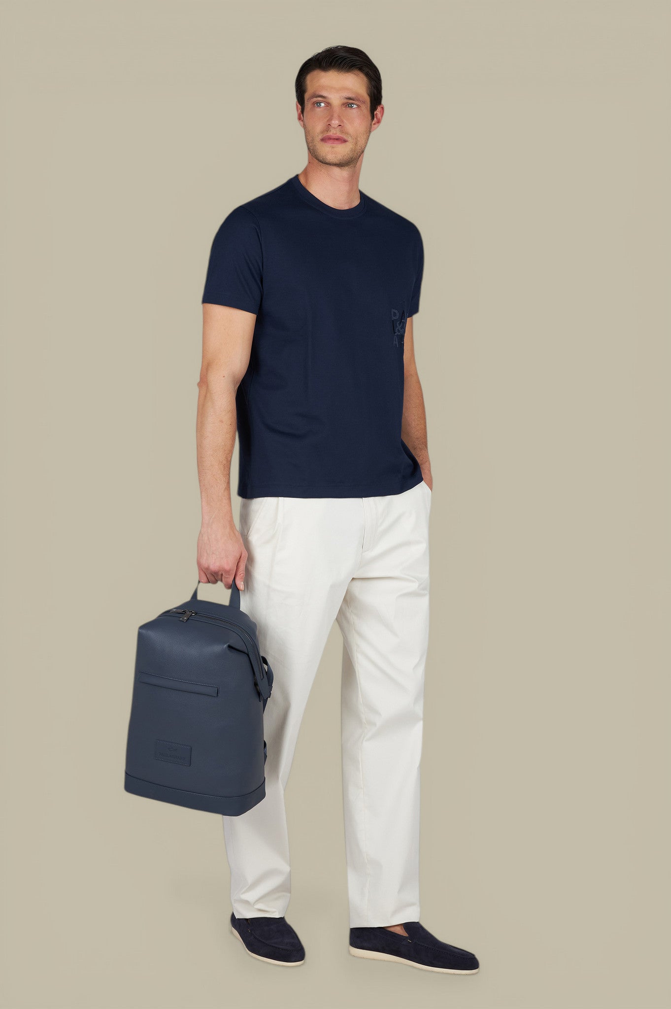 T-shirt Paul And Shark Noir - Brodé Paul and Shark