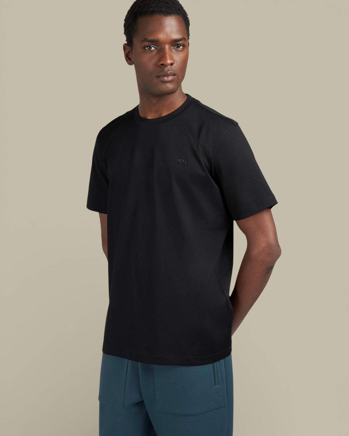 T shirt Paul And Shark Noir - Metal Shark - t shirt