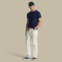 T-Shirt Ralph Lauren Blanc - Coton Epais Ralph Lauren