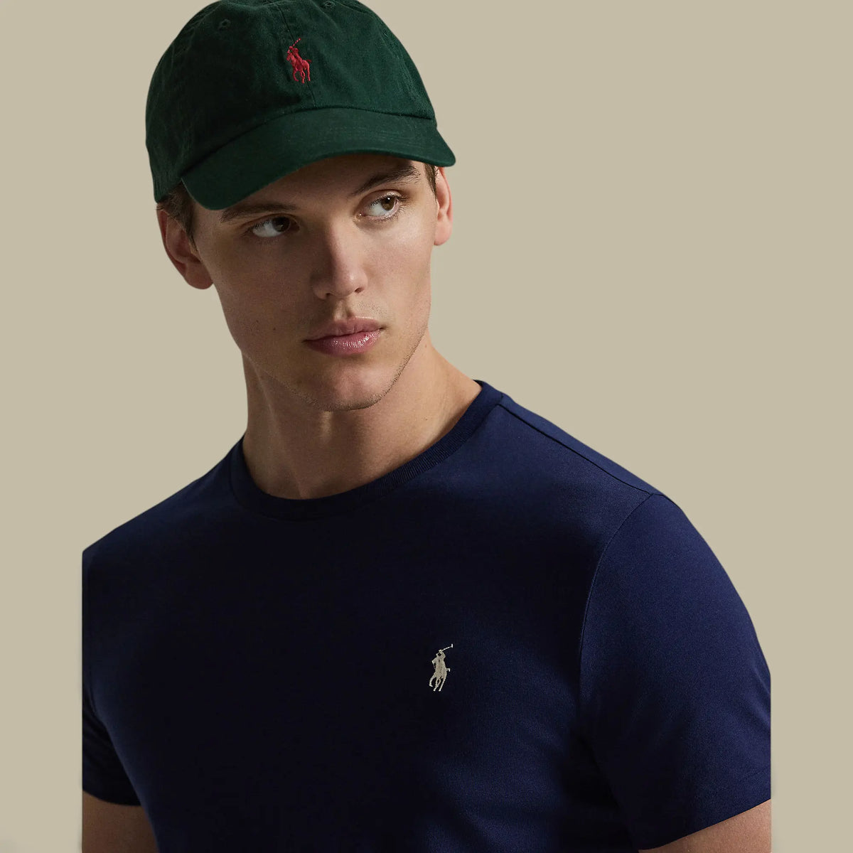 T-Shirt Ralph Lauren Blanc - Coton Epais Ralph Lauren