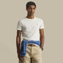 T-Shirt Ralph Lauren Creme - Custom Slim Fit Ralph Lauren