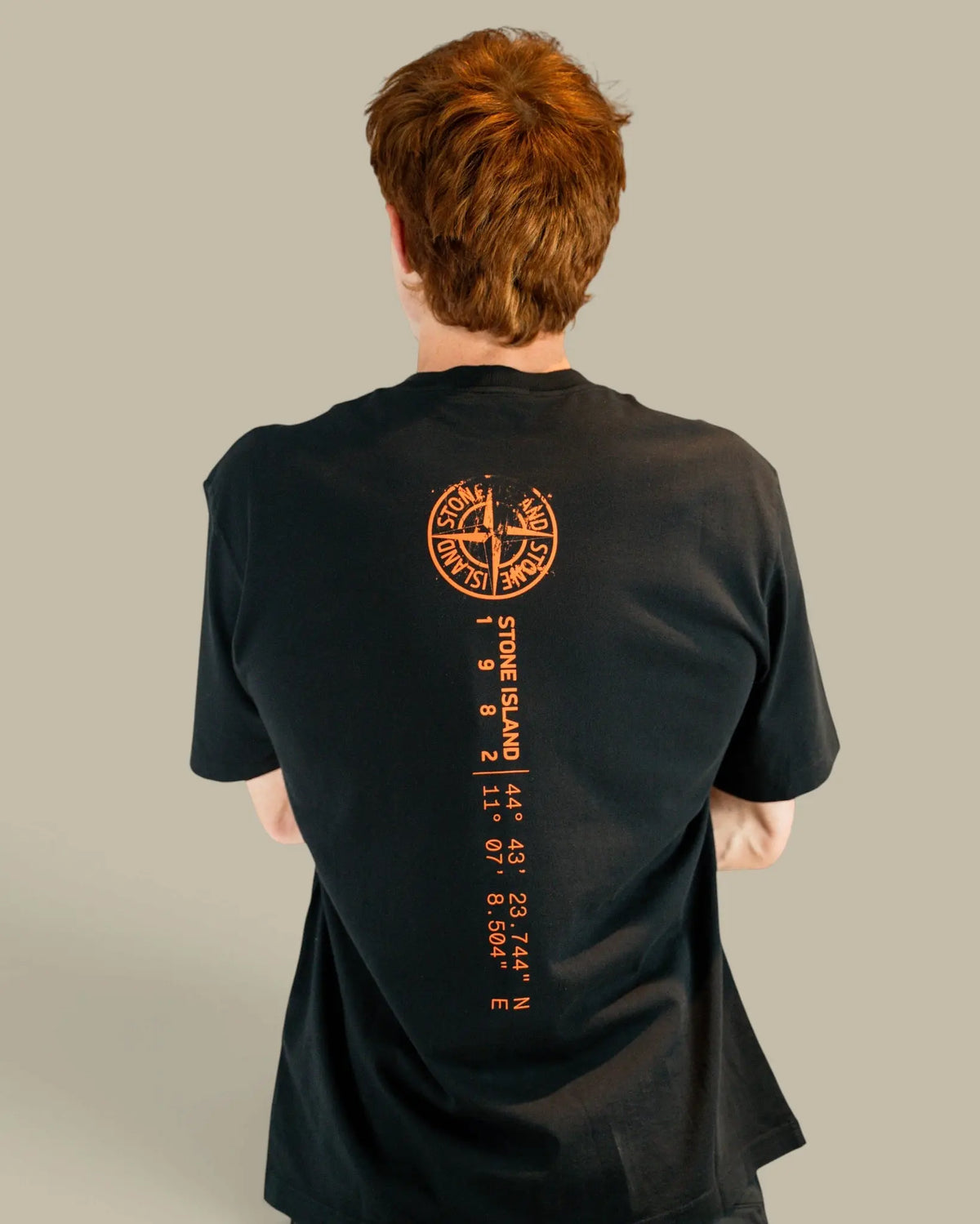 T-shirt Stone Island Black – Logo au Dos Stone Island