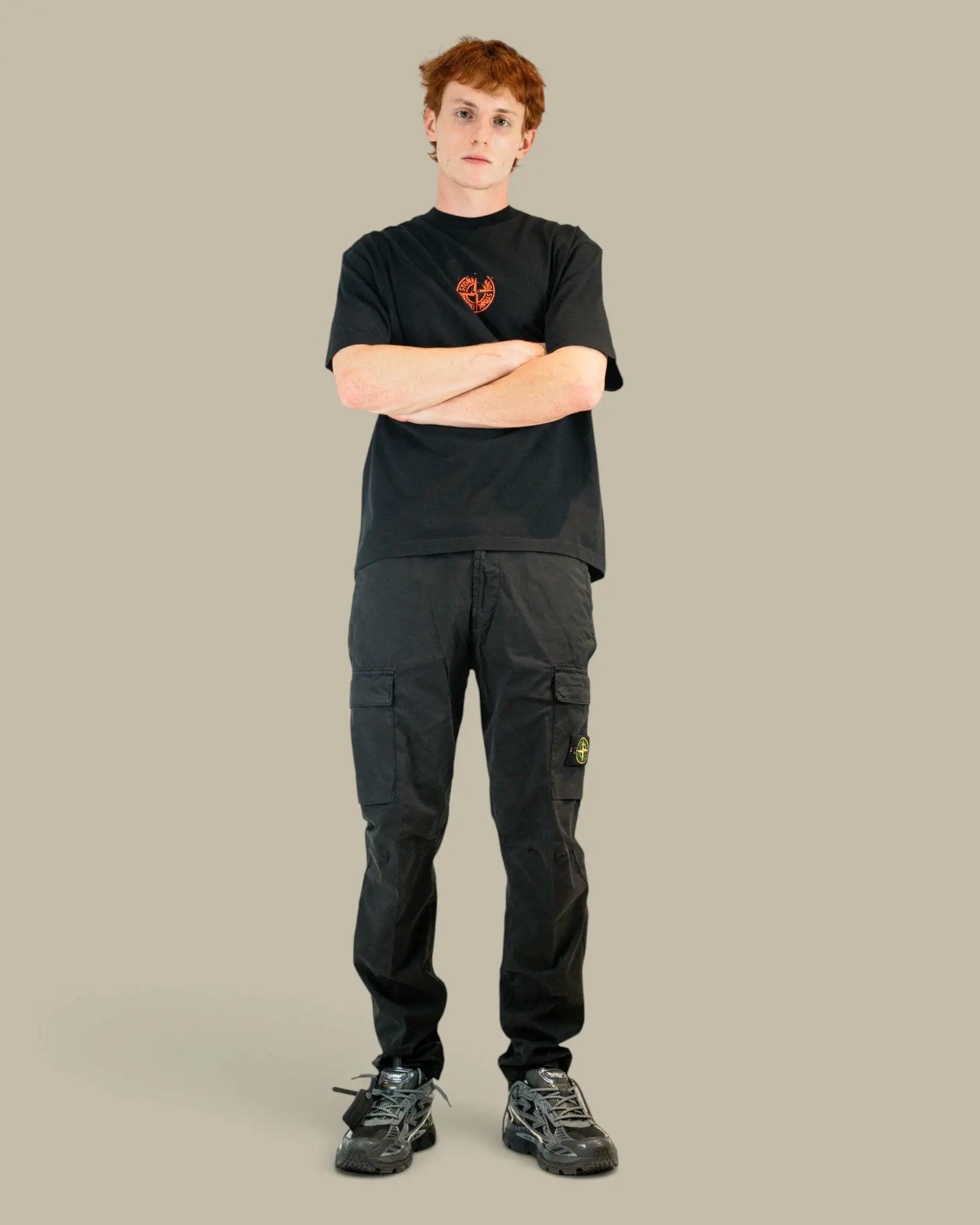 T-shirt Stone Island Black – Logo au Dos Stone Island
