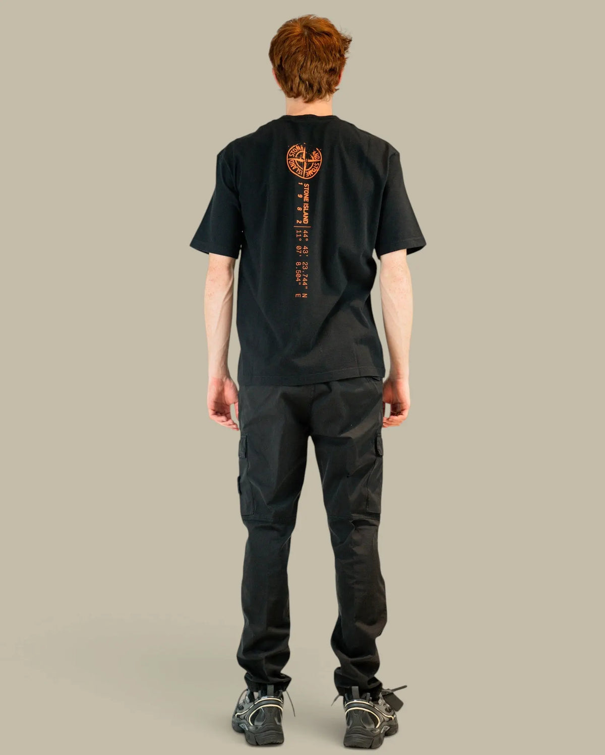 T-shirt Stone Island Black – Logo au Dos Stone Island