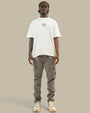 T-shirt Stone Island Blanc – Logo au Dos Stone Island