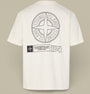 T shirt Stone Island Blanc Cassé - Coton Organic - t shirt