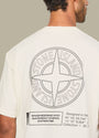 T shirt Stone Island Blanc Cassé - Coton Organic - t shirt