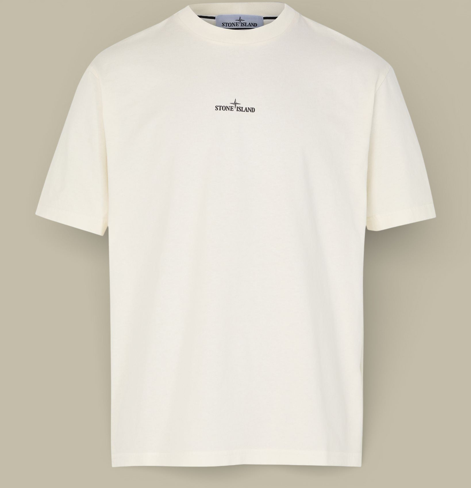 T shirt Stone Island Blanc Cassé - Coton Organic - t shirt