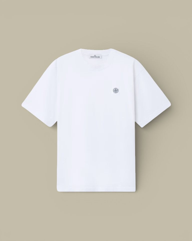 T-shirt Stone Island Blanc - Coton Épais - t shirt