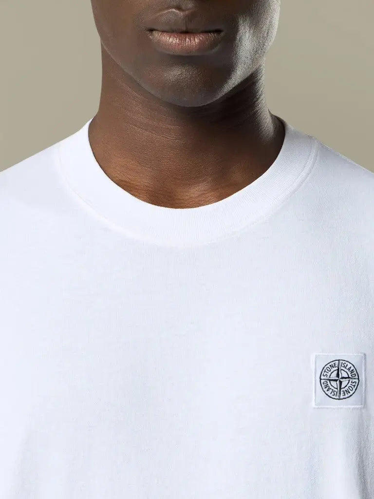 T-shirt Stone Island Blanc - Coton Épais - t shirt