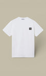 T-shirt Stone Island Blanc - écuisson Compass - t shirt
