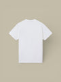 T-shirt Stone Island Blanc - écuisson Compass - t shirt