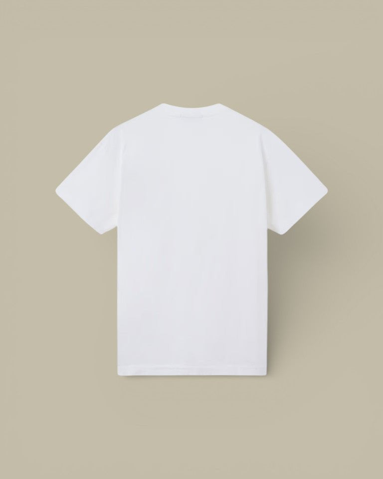 T-shirt Stone Island Blanc - écuisson Compass - t shirt