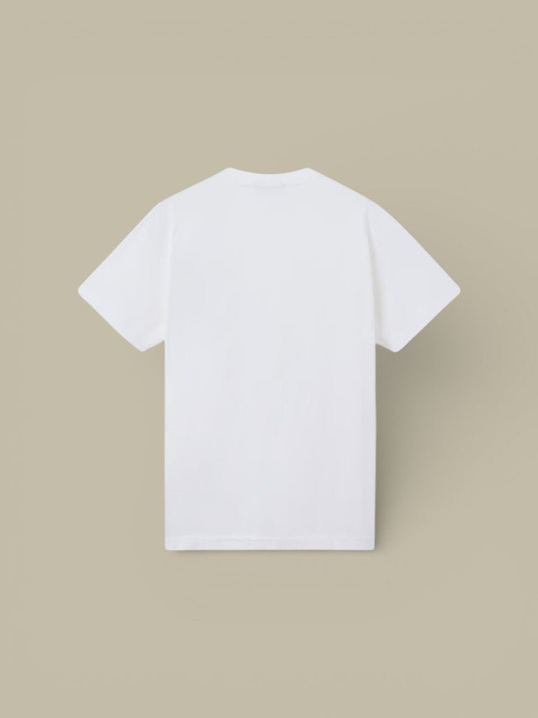 T-shirt Stone Island Blanc - écuisson Compass - t shirt