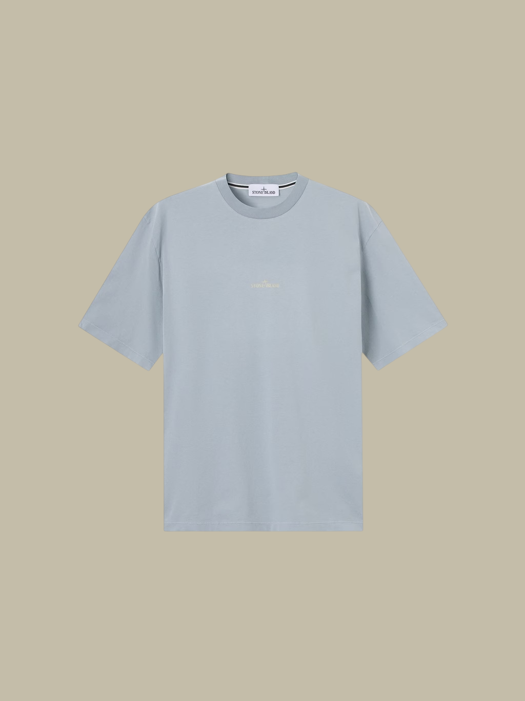 T-shirt Stone Island Bleu - Logo au dos