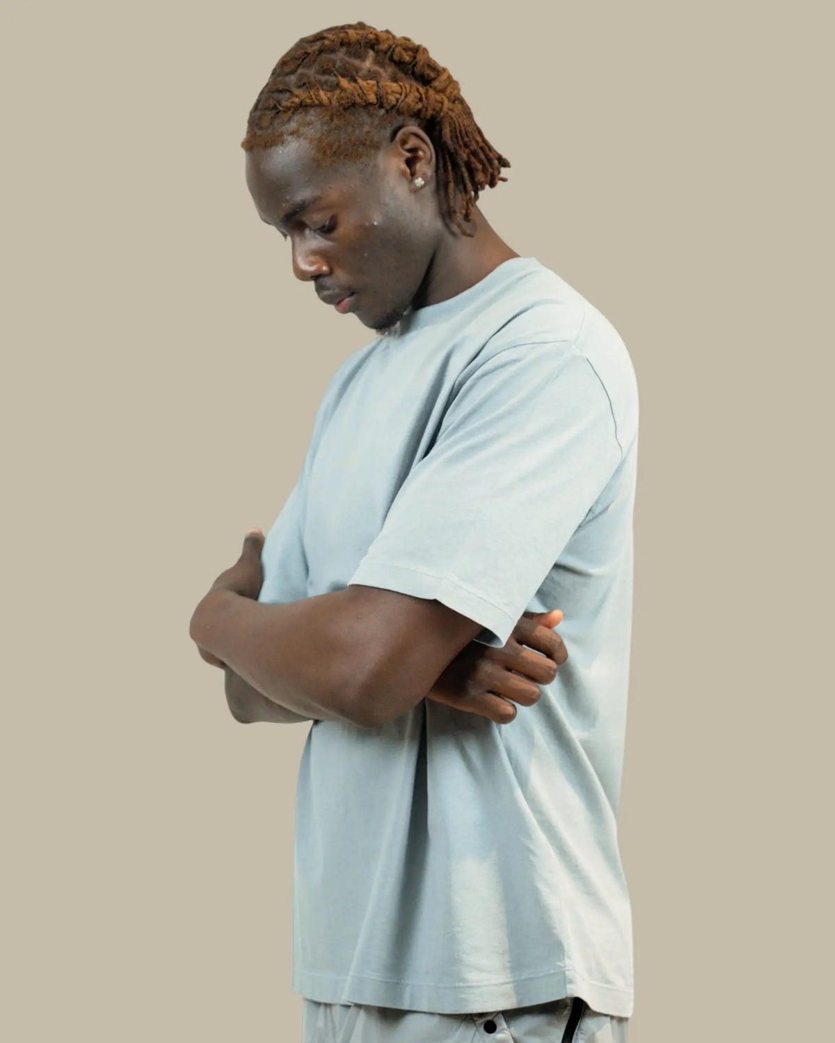T-shirt Stone Island Bleu - Logo au dos Stone Island