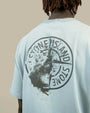 T-shirt Stone Island Bleu - Logo au dos Stone Island