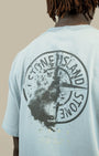 T-shirt Stone Island Bleu - Logo au dos Stone Island