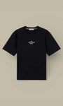 T-shirt Stone Island Noir Coton Épais - Logo dans le dos - t shirt