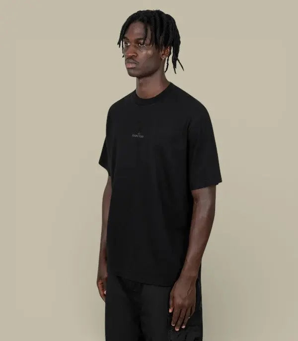 T-shirt Stone Island Noir - Coton Organic - t shirt