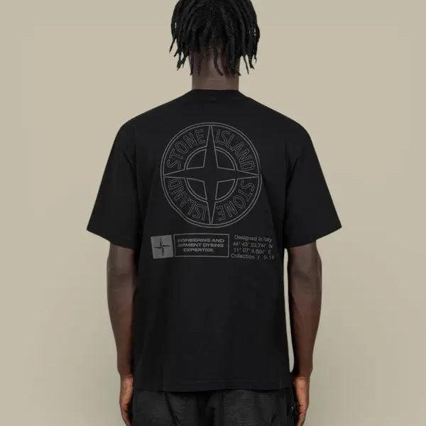 T-shirt Stone Island Noir - Coton Organic - t shirt