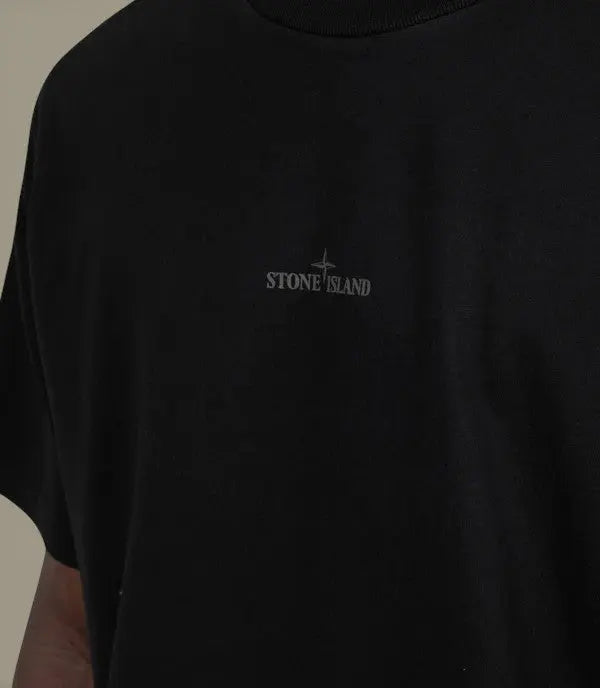 T-shirt Stone Island Noir - Coton Organic - t shirt