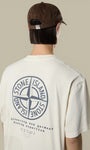 T-shirt Stone Island Crème - Coton épais Stone Island