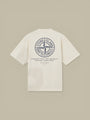 T-shirt Stone Island Crème - Coton épais Stone Island
