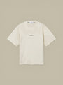 T-shirt Stone Island Crème - Coton épais Stone Island