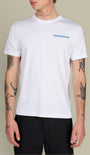 T-shirt Blanc Et Bleu Moose Knuckles Moose Knuckles