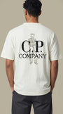 T-shirt C.P. Company Blanc - Coton épais C.P. Company