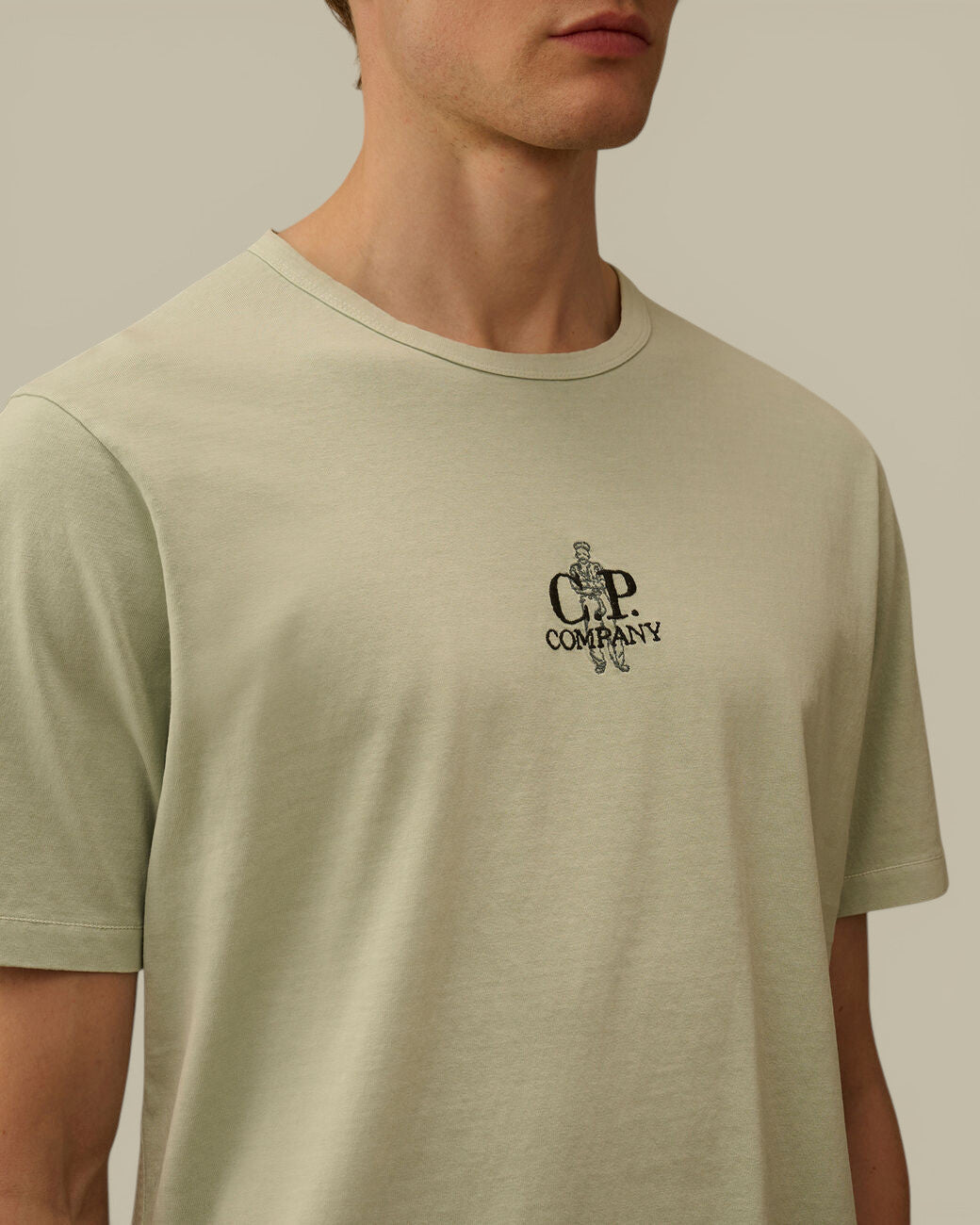 T-shirt C.P. Company Bleu - Coton épais C.P. Company