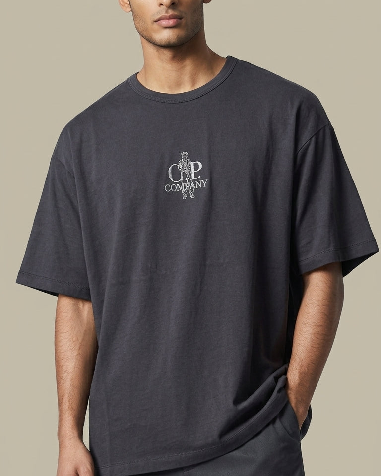 T-shirt C.P. Company Noir - Coton épais C.P. Company