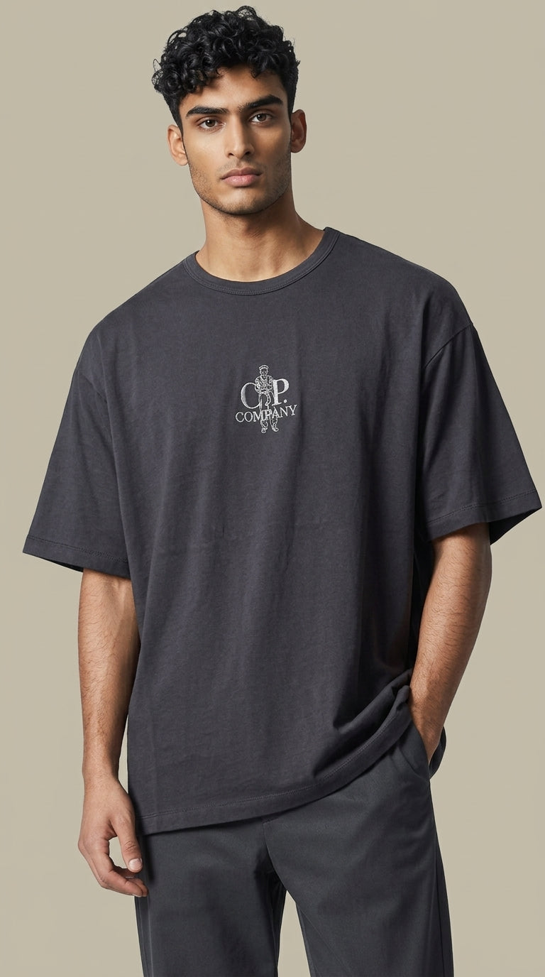 T-shirt C.P. Company Noir - Coton épais C.P. Company