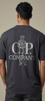 T-shirt C.P. Company Noir - Coton épais C.P. Company