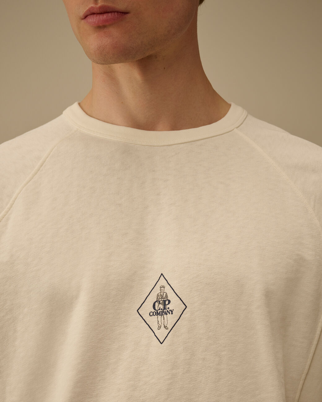 T-shirt C.P. Company Blanc - Coton épais C.P. Company