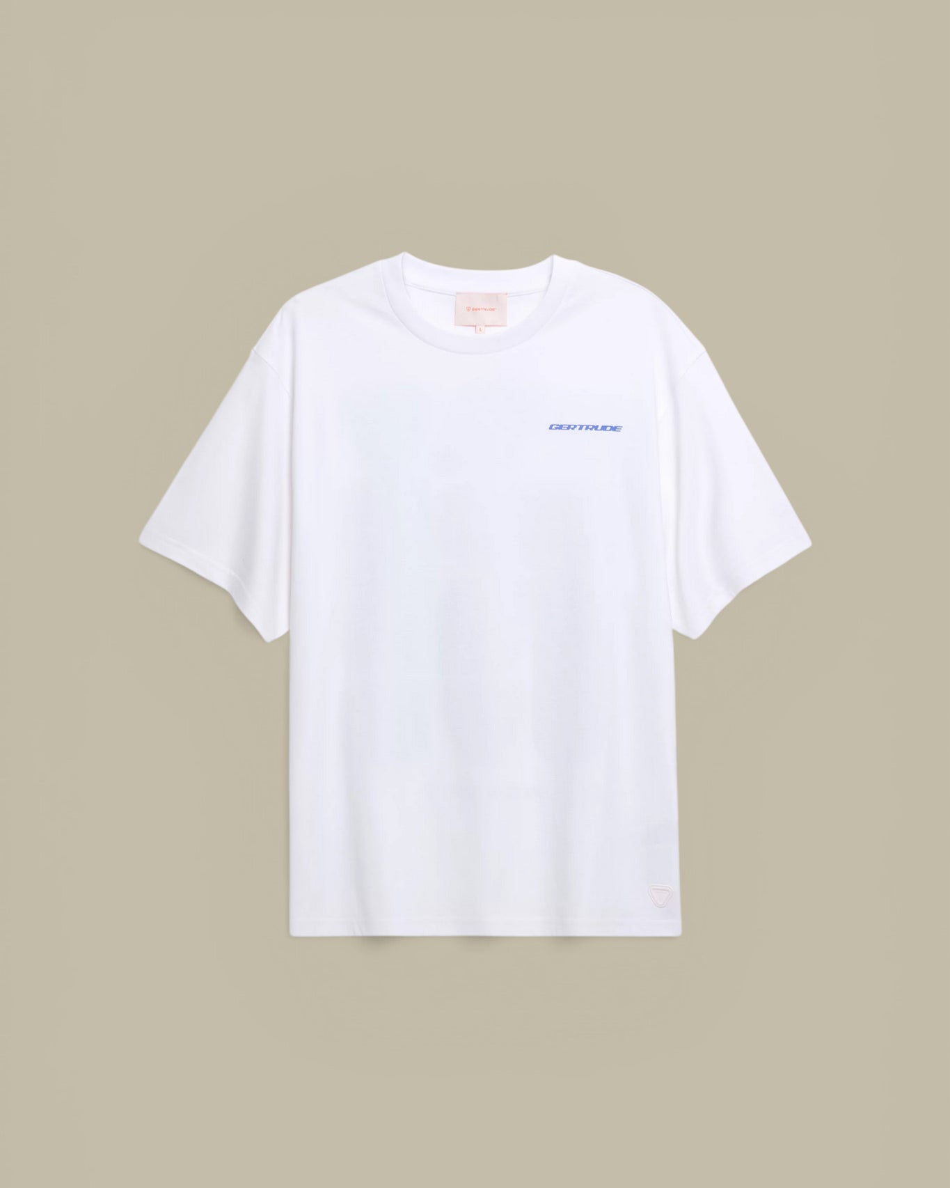 T-Shirt Gertrude Blanc Saphir - Leonce Geometry Gertrude