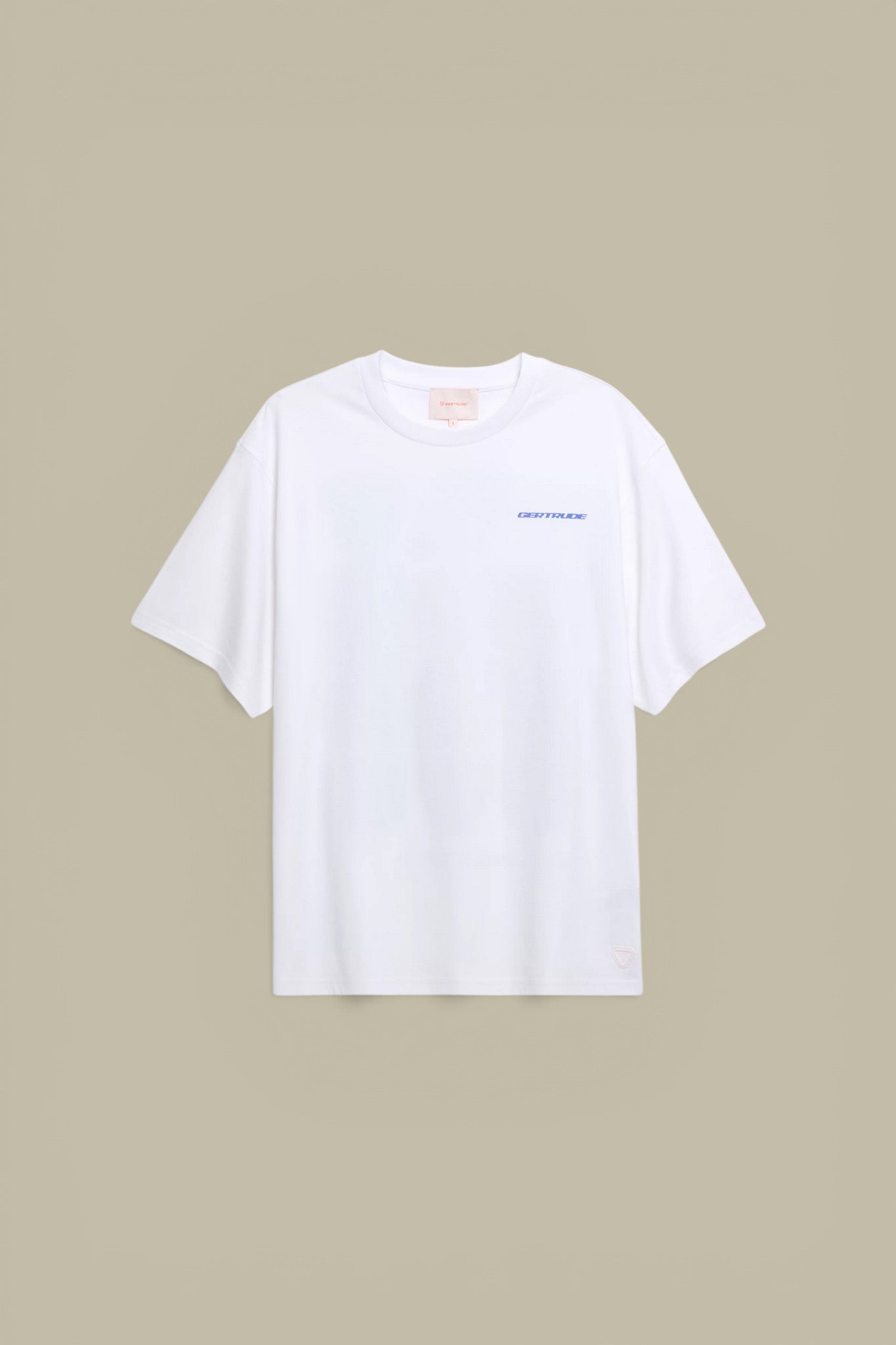 T-Shirt Gertrude Blanc Saphir - Leonce Geometry Gertrude