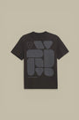 T-Shirt Gertrude Noir - Leonce Geometry Gertrude