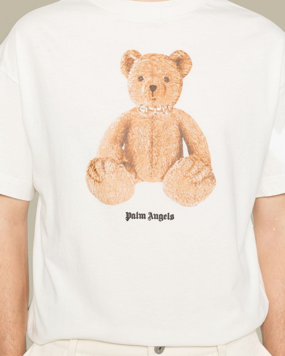 T-Shirt Palm Angels Creme - Bear Palm Angels