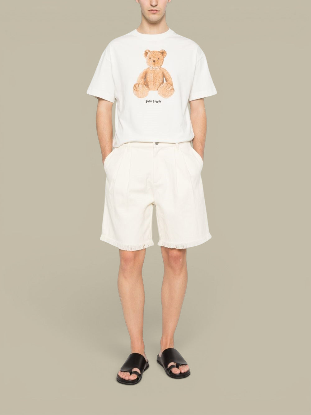 T-Shirt Palm Angels Creme - Bear Palm Angels