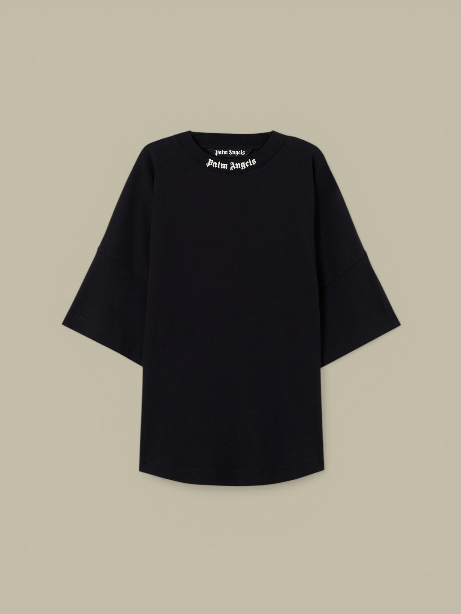 T-Shirt Palm Angels Noir - Classic Logo Over Tee Palm Angels