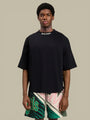 T-Shirt Palm Angels Noir - Classic Logo Over Tee Palm Angels
