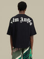 T-Shirt Palm Angels Noir - Classic Logo Over Tee Palm Angels