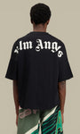 T-Shirt Palm Angels Noir - Classic Logo Over Tee Palm Angels